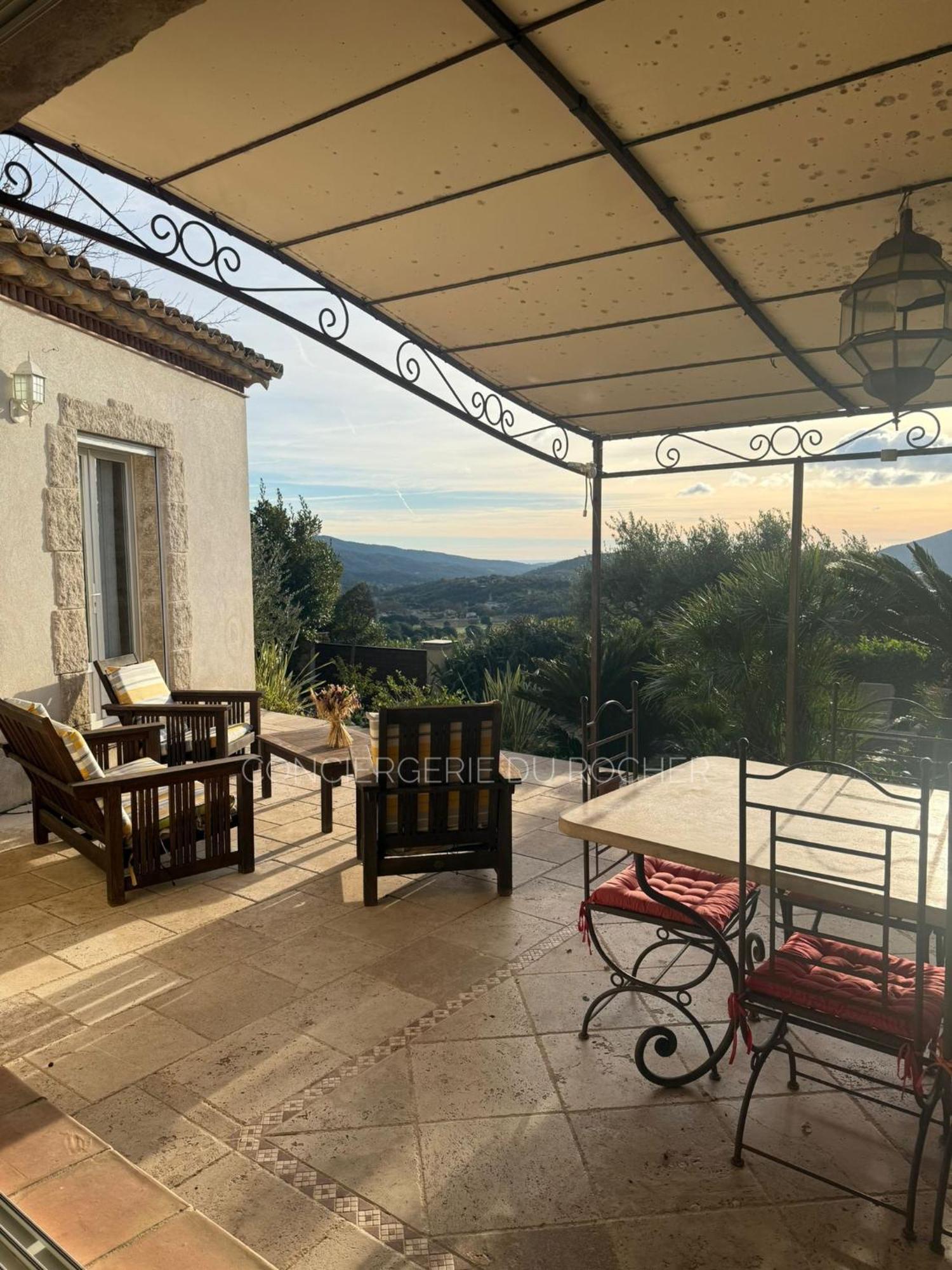 Sublime Villa Climatisee Avec Piscine Vue Mer Et Collines Le Plan-de-la-Tour Extérieur photo